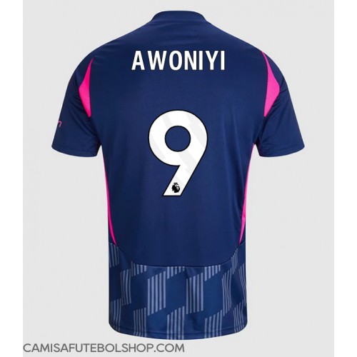 Camisa de time de futebol Nottingham Forest Taiwo Awoniyi #9 Replicas 2º Equipamento 2024-25 Manga Curta